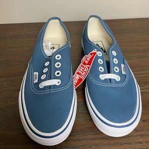 NWT Vans Authentic Core Classic Blue Size 5 Mens Size 6.5 Womens